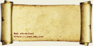 Kristina Miljaković vizit kartica